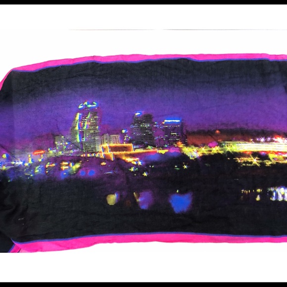 City print light scarf - Picture 2 of 4